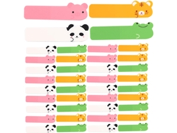 Juego De 10 Pestañas Adhesivas Con Lindos Animales Para Cuadernos