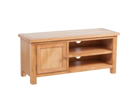 MAISON EXCLUSIVE Mueble para el televisor madera maciza roble 103x36x46 cm