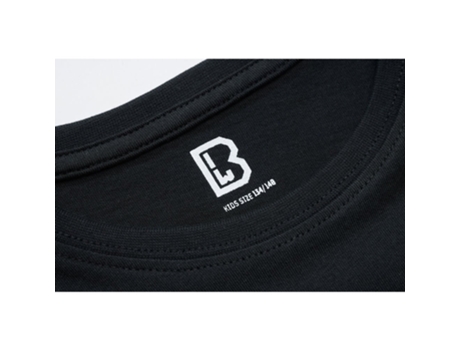 Camiseta de Niño BRANDIT Negro (170/176 cm)
