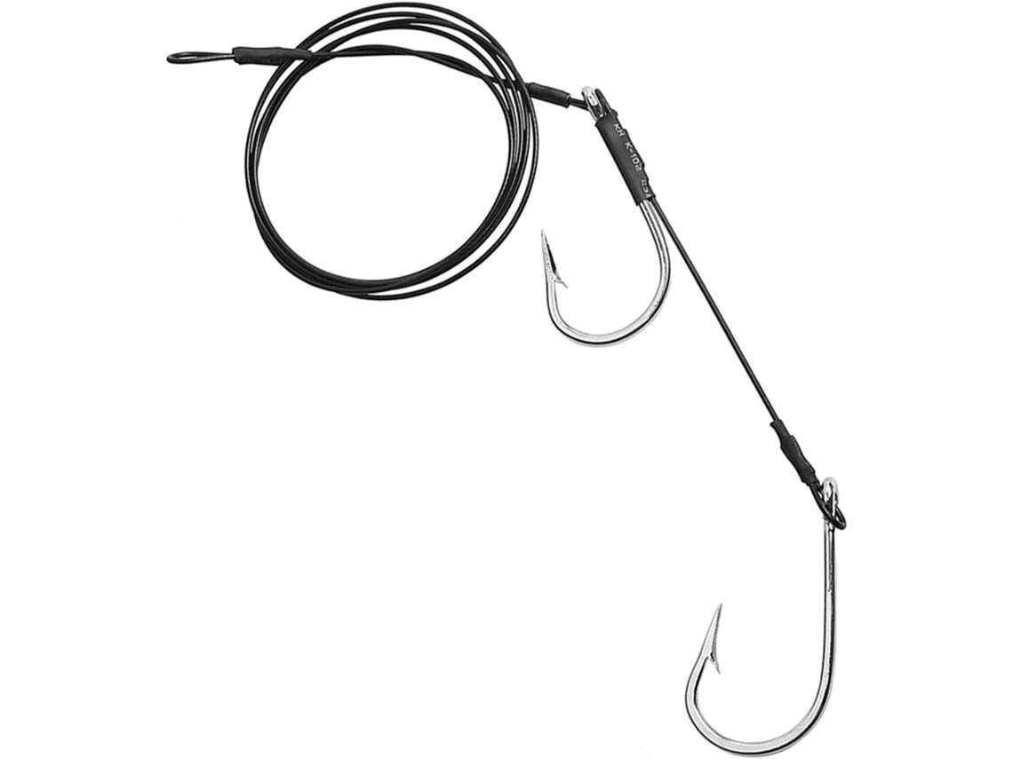 Anzuelo De Pesca Acero Inoxidable, 400 Lb, Líder Alambre Acero, Anzuelos Cocodrilo, Jigs Para Atún En Agua ...