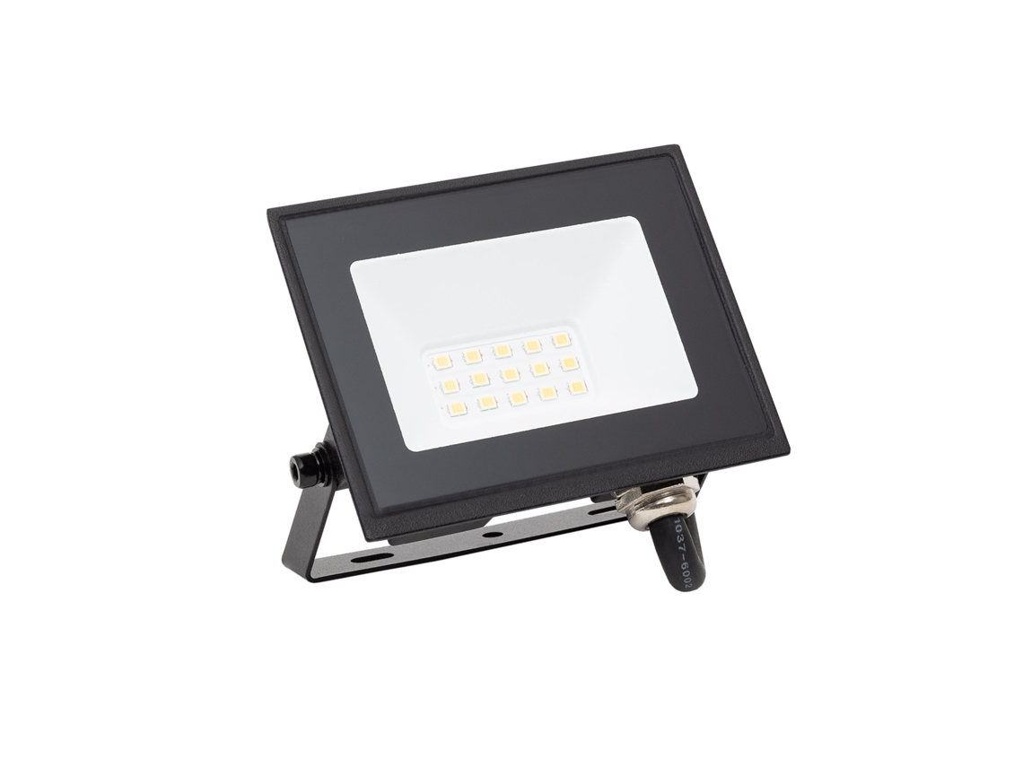 Foco Proyector LED 10W 120 lm/W IP65 S3 4000K No Negro Blanco Neutro LEDKIA