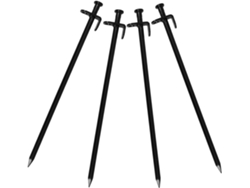 Juego de 4 estacas metálicas para paisajismo, herramientas de jardinería, clavos para fijar plantas Gokoco