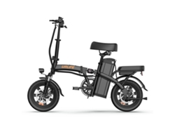 Bicicleta Eléctrica Plegable Para Adultos Urlife F1l, 350 W, Batería De 48 V Y 7,5 Ah, 14 Pulgadas, Con Amortiguación
