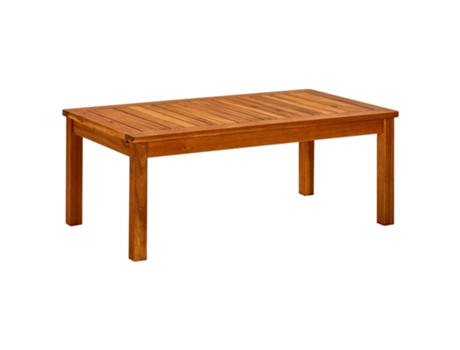 MAISON EXCLUSIVE Mesa de centro de jardín madera maciza de acacia 90x50x36 cm