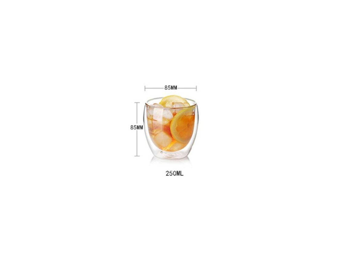 Vasos VERY LUCKY Wisky (6 Un - Cristal - 250ml)