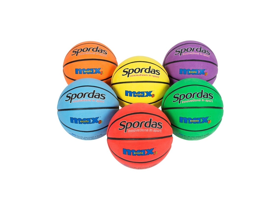 Paquete de 6 pelotas de baloncesto SPORDAS Max