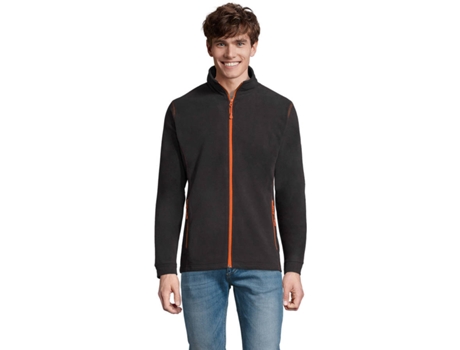 Chaqueta SOLS Nova Men Antracita / Naranja Hombre (XXL)