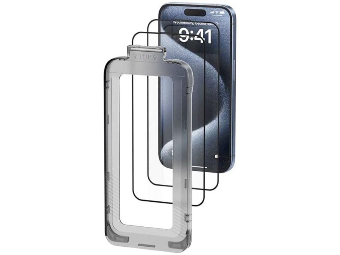 Protector De Pantalla De Cristal Templado Vention Kuitca-10 Para Iphone 13 Herramienta De Instalación Antipolvo