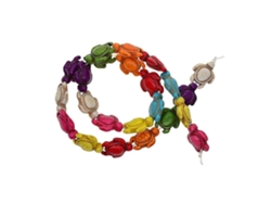 Collar y pulsera DIY con cuentas sueltas de howlita turquesa - Nostalgia88