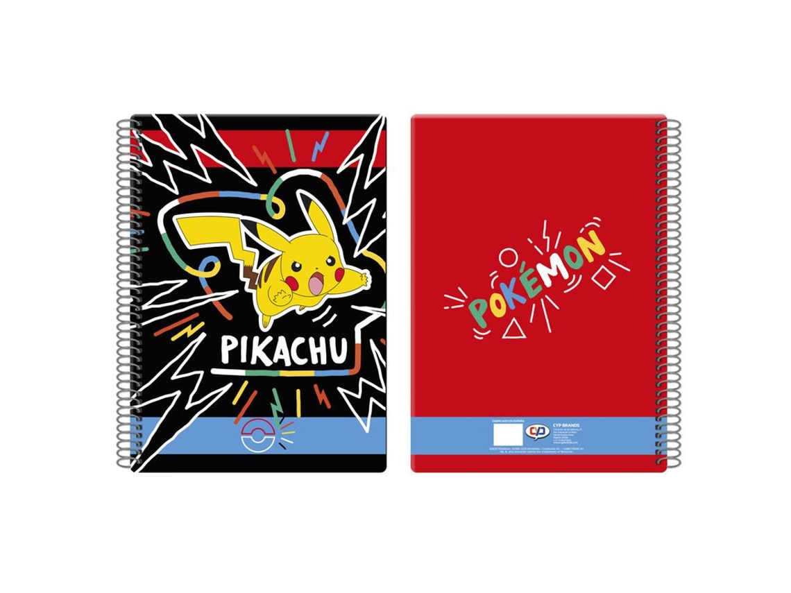 Cuaderno A4 Pikachu Pokemon
