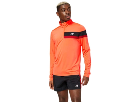 Camiseta de Hombre NEW BALANCE Accelerate Hzelectrico Poliéster Rojo (M)