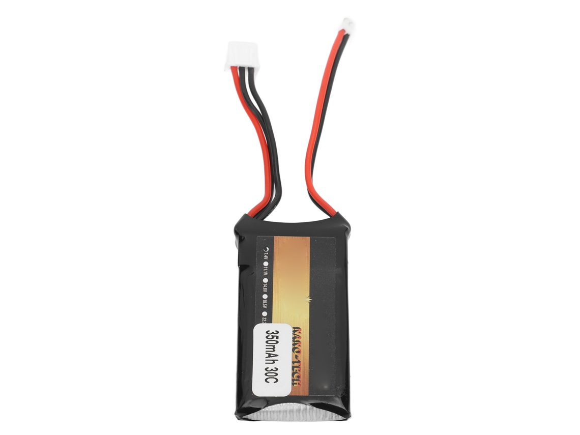 Batería Lipo 2s De 7,4 V Y 350 Mah Para Coche Teledirigido Axial 1/24 Scx24 90081 C10 (piezas De Repuesto)