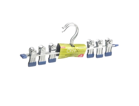 Juego perchas de metal falda 350 mm. (pack 3 piezas)
