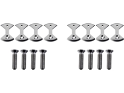 Calas De Placa De Pedal Velo Pro De Titanio Para Piezas De Repuesto Zero De 8 Tornillos