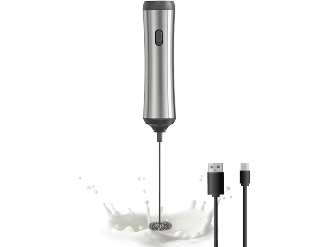 Espuma De Café Portátil Usb-Recarregável Mão Espuma De Leite Portátil Ajustável