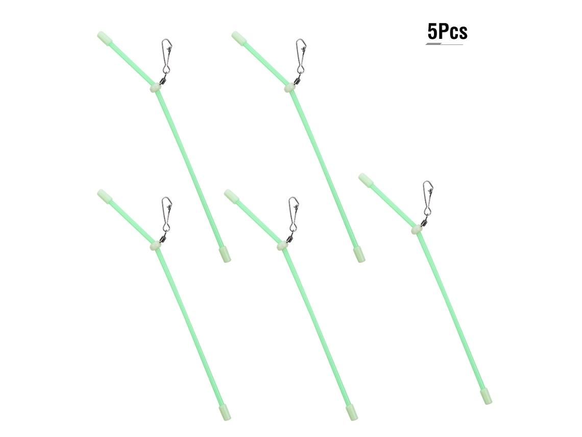 Danu26-5pcs Conector Equilibrador De Tubo De Pesca Pvc Duradero Estilo Pequeño Accesorio De Pesca 15cm
