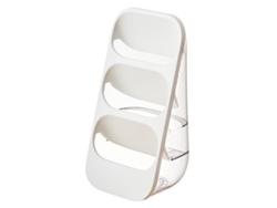 Soporte Transparente Para Utensilios De Cocina Con Desagüe En Ángulo Para Palillos De Dientes, Tenedores Y Cucharas.
