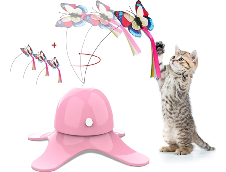 Juguetes Para Gatos Juguetes Interactivos Para Gatos De Interior Juguetes Para Gatos Mariposa ELKUAIE
