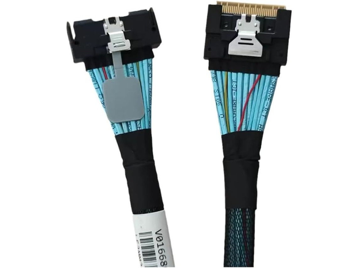 Cable De Conexión Para Servidor Nvme 4.0 Slimline Sas Mcio Sff-8654 8i A Standard 8654 8x De 0,5 M