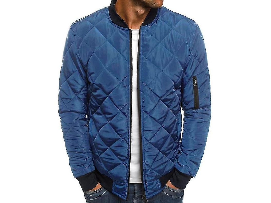 2026-chaqueta De Hombre Acolchada Bomber De Poliéster Chaqueta Exterior Casual Deportiva