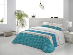 Colcha JVR Cancun (Poliéster - Azul - 250 cm)