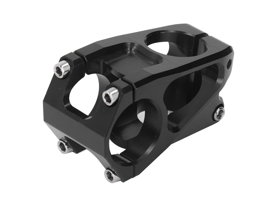 Buje De Manillar Para Bicicleta De Montaña De 31,8 Mm, Aluminio Cnc, Diseño Hueco, Accesorio Para Bicicleta, Color Negro.