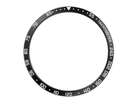 Bisel - Negro con marcadores blancos para Samsung Gear S2 Classic