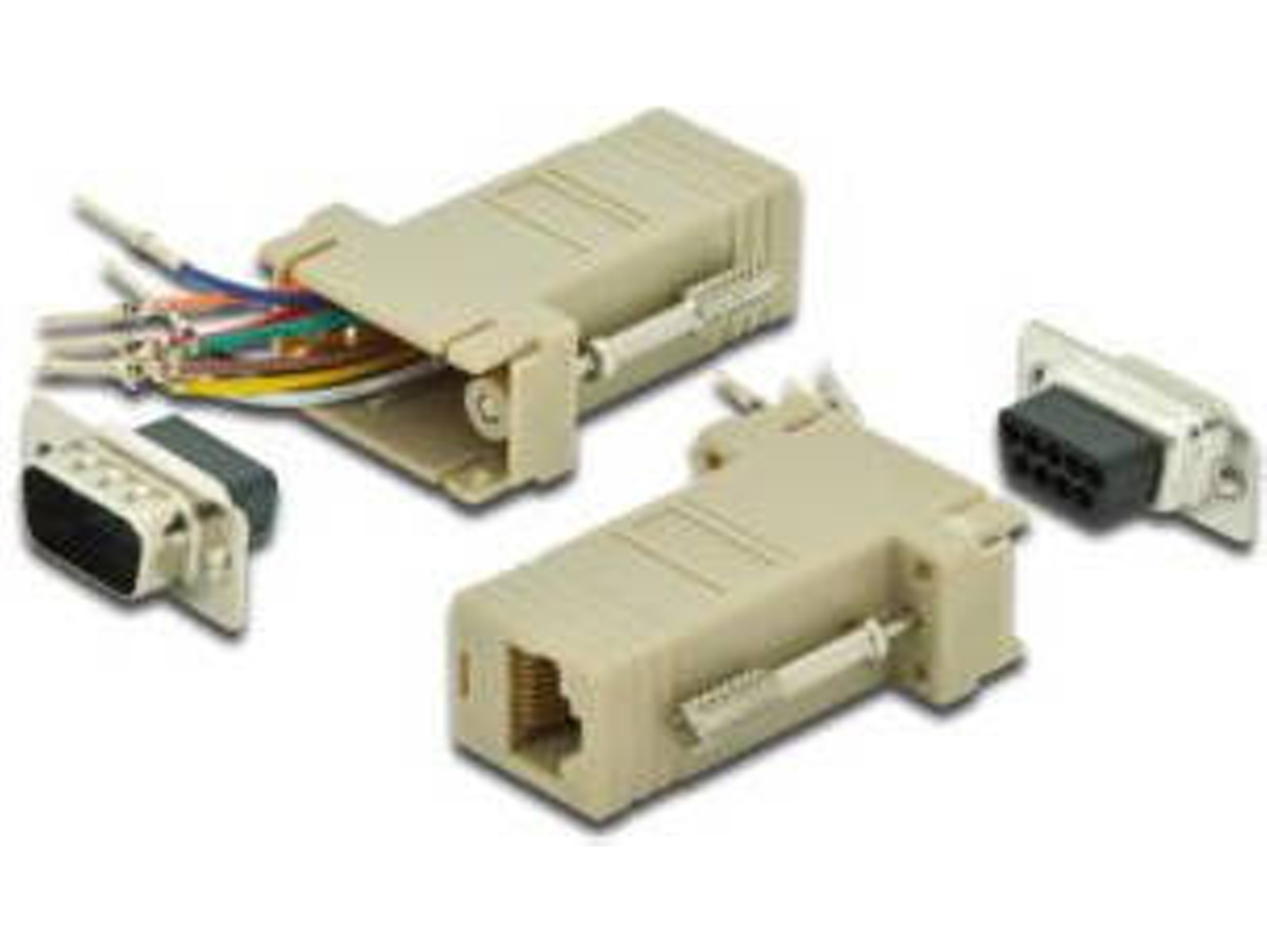 Adaptador ASSMANN AK-610517-000-I (RJ45 - Beige)