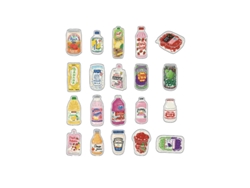 40 Stickers Bonitos De Comida Para Agenda Diaria Scrapbooking Botellas Laptop Teléfonos Guitarra Equipaje Bebidas