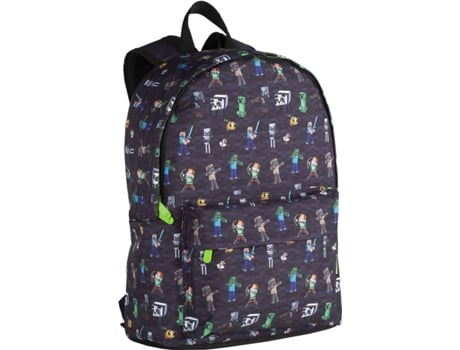 Mochila Escolar Minecraft Warriors Primaria Doble Compartimento - Mochila  Escolar