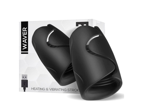 Masturbador Masculino Función Calor Y Vibración Flexible Usb Silicona TARDENOCHE