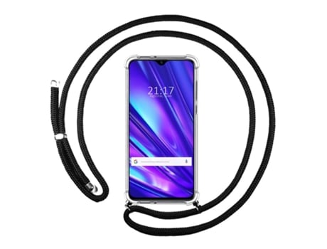 Carcasa Realme 5 Pro TUMUNDOSMARTPHONE Colgante Negro