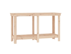Maison Exclusive - Banco De Trabajo De Madera Maciza De Pino 140x50x80 Cm