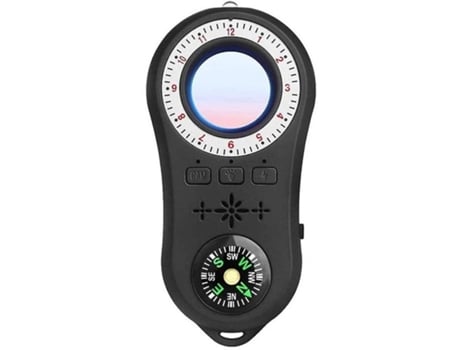 Detector de espía Detector de audio Mini cámara Buscador de espías con brújula Flash Dispositivo de luz multiuso Escáner de BISBISOUS