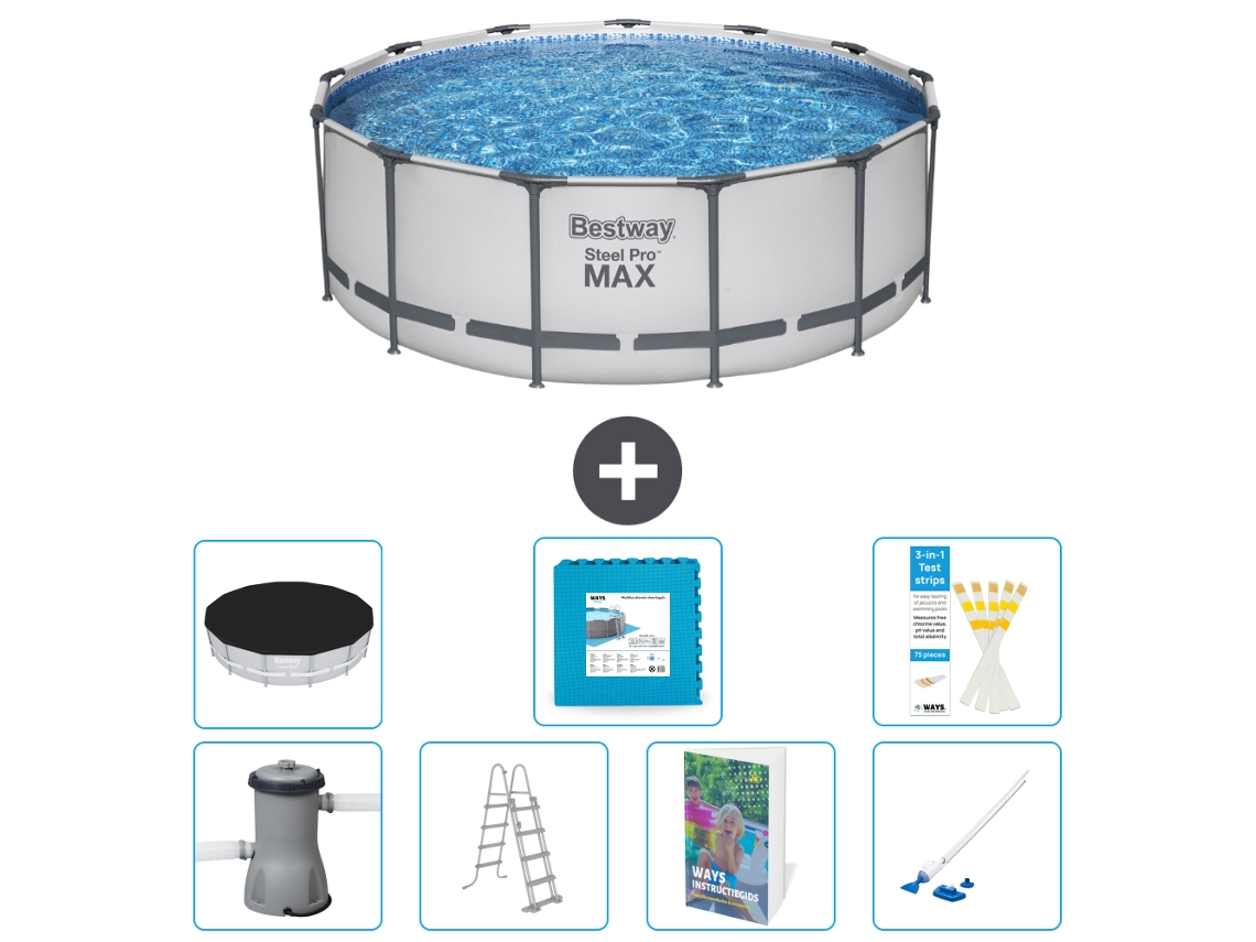 Bestway Piscina Bestway Steel Pro Max Redonda - 427x84 Cm - 8-peças S531