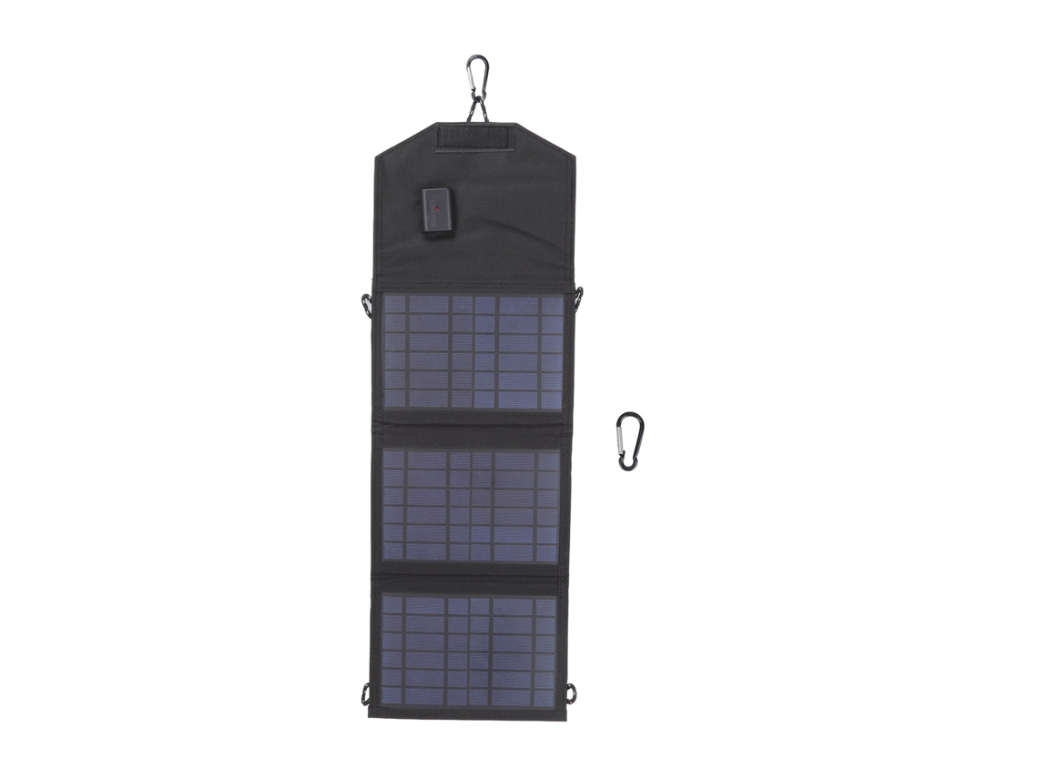 Cargador Solar Portátil Plegable Con Ganchos, 10,5 W, 5 V, Para Camping Y Teléfonos Móviles.