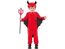 Disfraz de Bebé DISFRAZZES Demonio Con Tridente Dibujado (Talla: 2 a 3 años)
