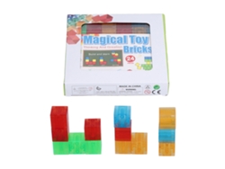 Blocos de Montar Geométricos Bjww-DIY para Crianças, Brinquedo Educativo de Empilhar e Contar, Presente Ideal