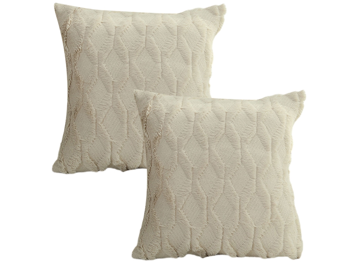 Juego De 2 Fundas De Almohada De Terciopelo Polar