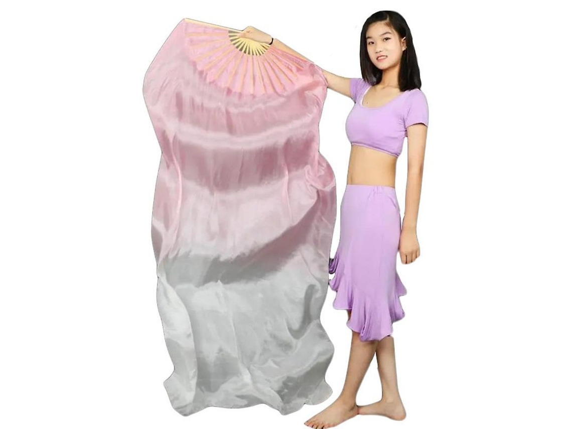 2026-abanico De Danza Saten Para Belly Dance, Oriental Y Performances De Carnaval