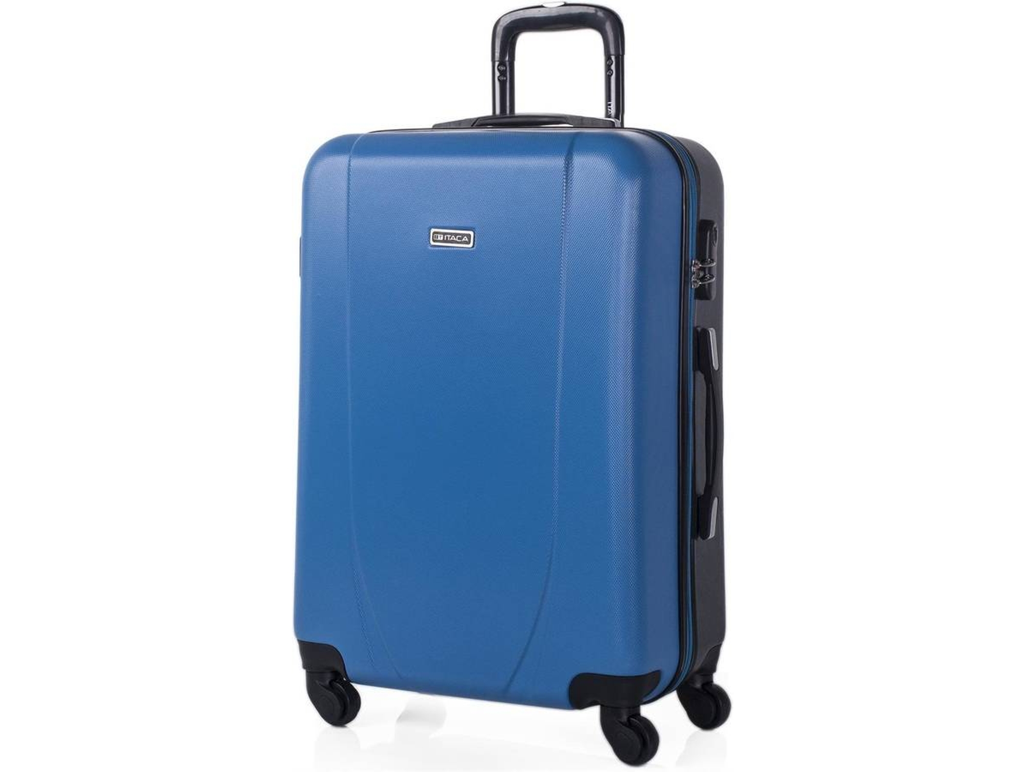 Maleta de Viaje Medianas ITACA Abs Texturizado Malet Azul (65 X 44 x 24 Cm - 70 L)