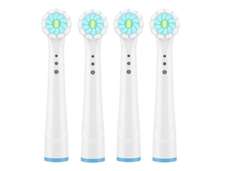 Recambio de cabezales de cepillo de dientes eléctrico 4 unidades estilo 1