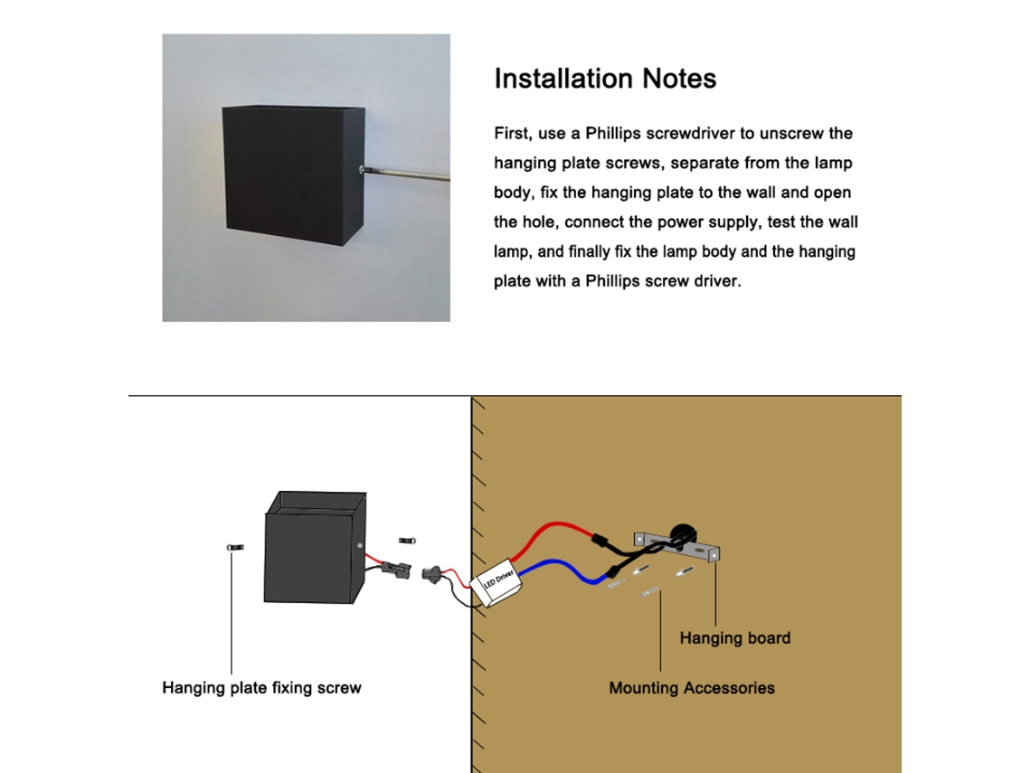 Lámpara De Pared Led Cob Moderna De 6w, Diseño Cúbico, 85-265v, Aluminio, Para Pasillo, Dormitorio, Balcón.