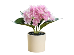 Decoración artificial de la planta verde de los bonsais de la hortensia simulada de seda para el interior JEIIBRZUI