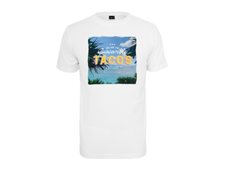 Camiseta para Hombre MISTER TEE (M - Algodón - Blanco)