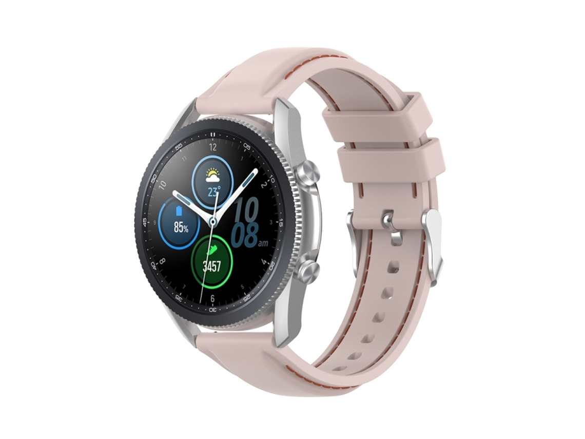 Bracelete Para Samsung Galaxy Watch 3 (45mm) / Gear S3 - Silicone (22mm) - Rosa