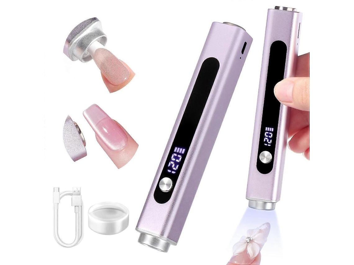 Lâmpada Uv Avançada Para Unhas De Gel: Lâmpada Uv 3 Em 1 Para Arte Em Unhas, Olho De Gato, Magnéticos, Flash De 8 Segundos