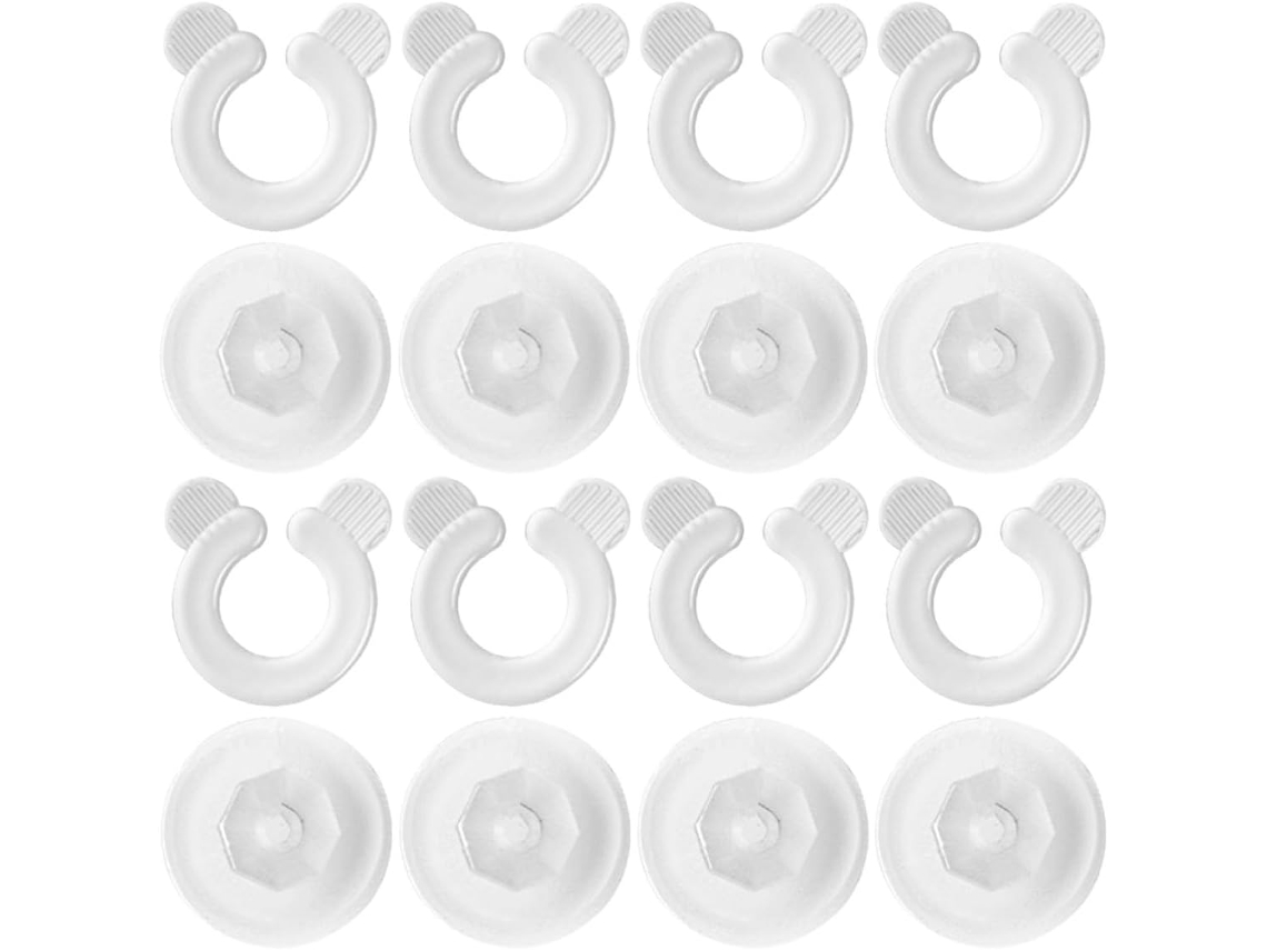 Clips 8 Pares De Sujeción Reutilizables Chapa