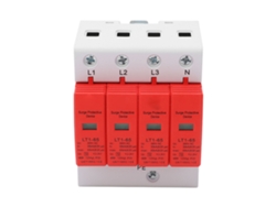 Protector Contra Sobretensiones 4p Lt1 65 Ac385v 65ka, Ignífugo, Resistente A La Corrosión Con Ventana Indicadora.