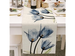 Mantel Individual, Verano, Estilo Moderno, Salón, Mantel, Lino, Antideslizante, Decoración De Cocina/comedor, 33 X 180 Cm